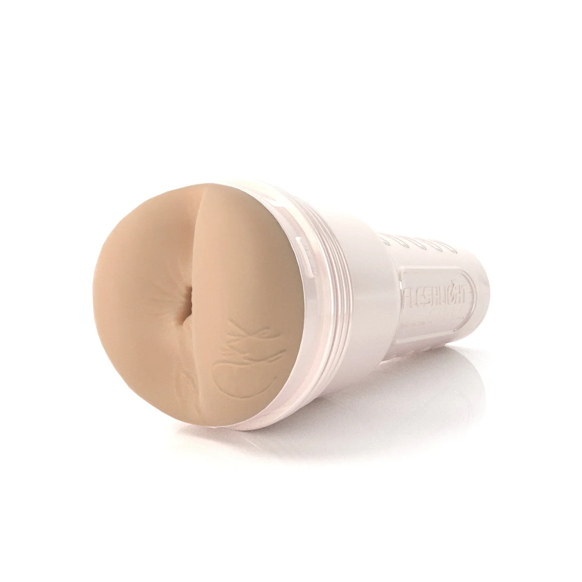 Gaine Fleshlight Jenna Haze Lust avec ouverture Butt et étui blanc